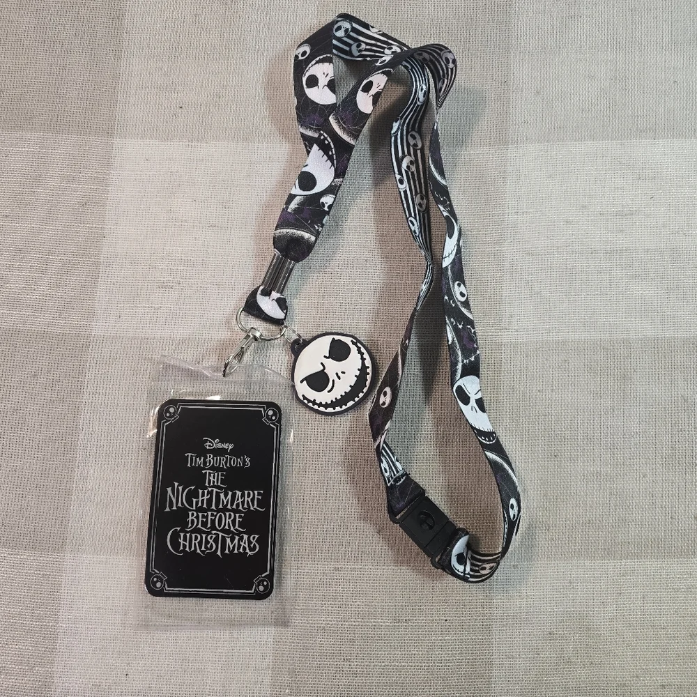 Jack Skellington Print Black Backpack 16